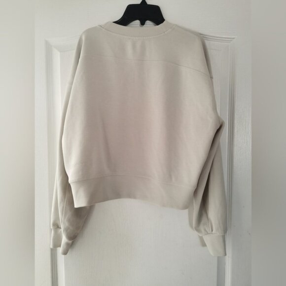 Lululemon Softstreme Perfectly Oversized Cropped Crew Size 4 ptp 24 - Picture 6 of 9